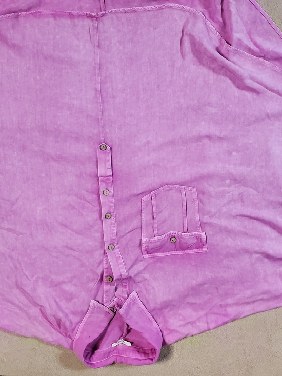 easel Tops - Womens Easel Button-Front Shirt in Lavender Pink